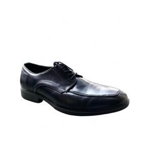 GUC Van Heusen Mens Black Memory Foam Dress Oxford Shoes.  Size 11